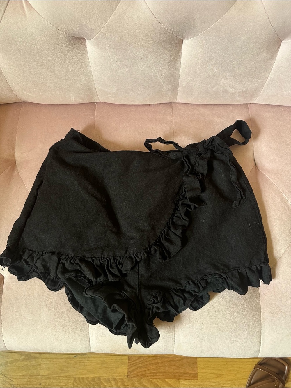 Forever 21 Black Wrap Shorts